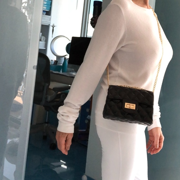 Black crossbody/shoulder bag - Small - Picture 3 of 8